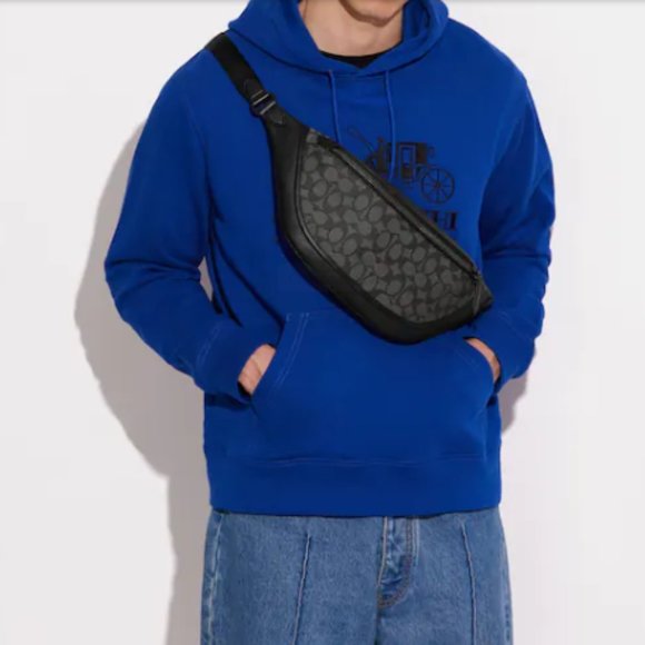 League Belt Bag In Signature Jacquard